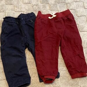 Kids' Navy and Maroon Pants